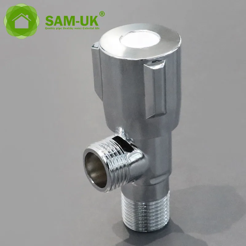 plastic ss sus304 iron brass 90 degree 3 way threaded bathroom abs  hose check seat 1/2 mini angle valve