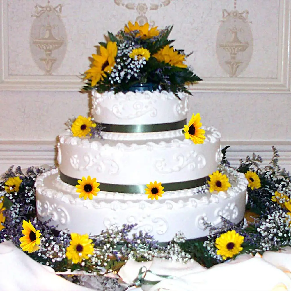 Artificial Sunflower Suppliers Handmade Wedding Sunflowers With Natural Touch Bright Colors In Bulk Sun Flower