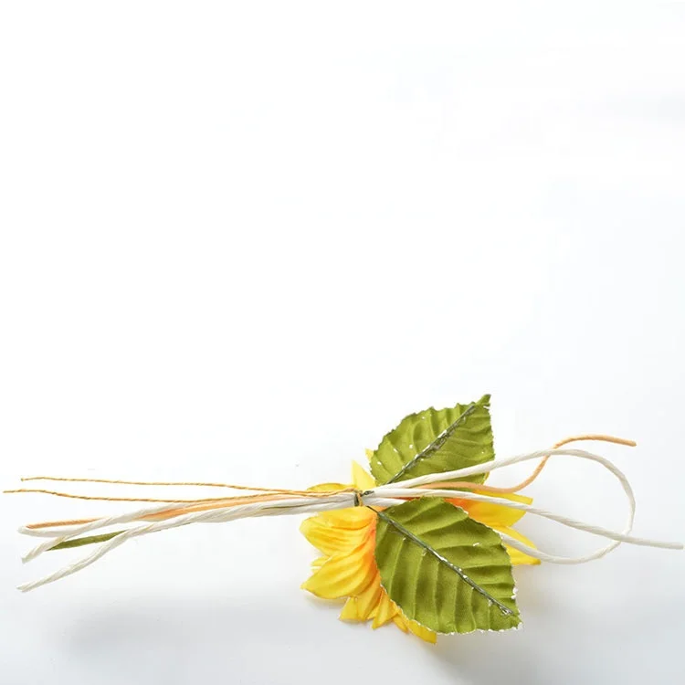 High quality  handmade design decorative sunflower artificial flower making