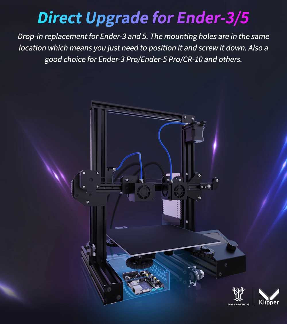 BIGTREETECH Manta E3 EZ V1.0 Ender 3 плата 3d принтер контроллер для 3/Ender 3Pro/Ender 5