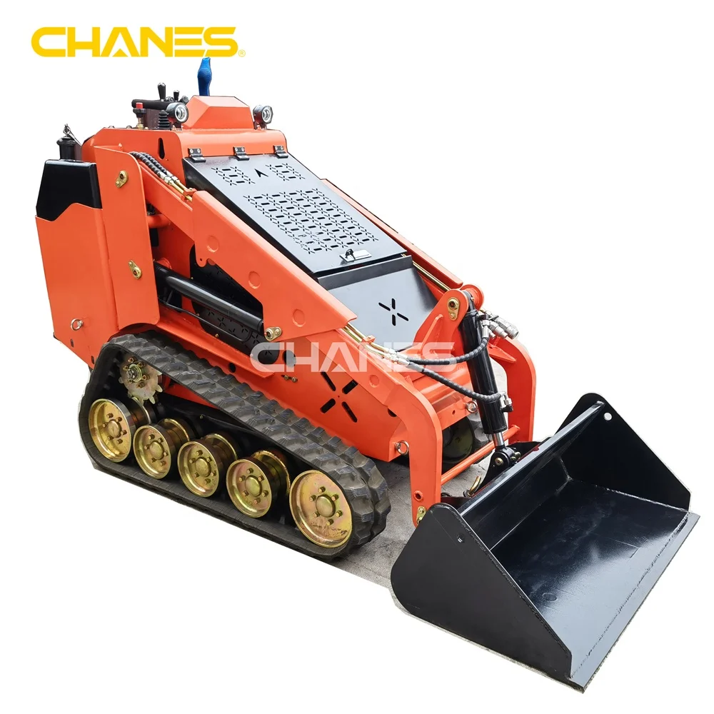 Kubota EPA engine diesel power mini crawler loader mini track loader on promotion customized orange color