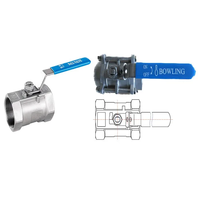 1000PSI WOG 2000PSI 1500 PSI PN63 PN130 PN100 из нержавеющей стали 304 316 A351 CF8 CF8M углеродистая сталь ASTM A216WCB 1 шт. шаровой клапан