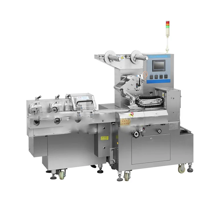 
Dxd-660z Automatic Turntable Feeding Packaging Line, High Speed Chocolate Bar Pillow Packing Machine, Pillow Package Machine 