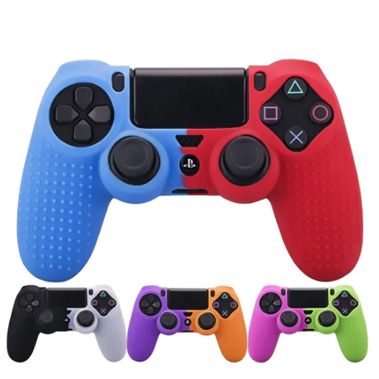 Для геймпада Playstation 4 PS4 Сменный Чехол для гелевый резиновый чехол противоскользящий силиконовый в горошек