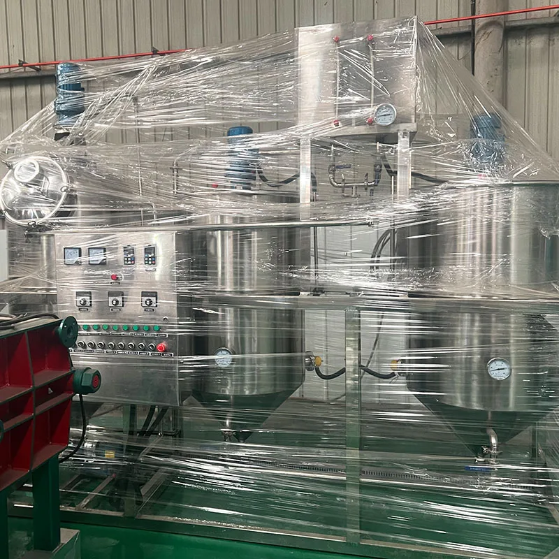 Small Edible Oil Plant Use Oil Refining Machine for Peanut Oil Soybean