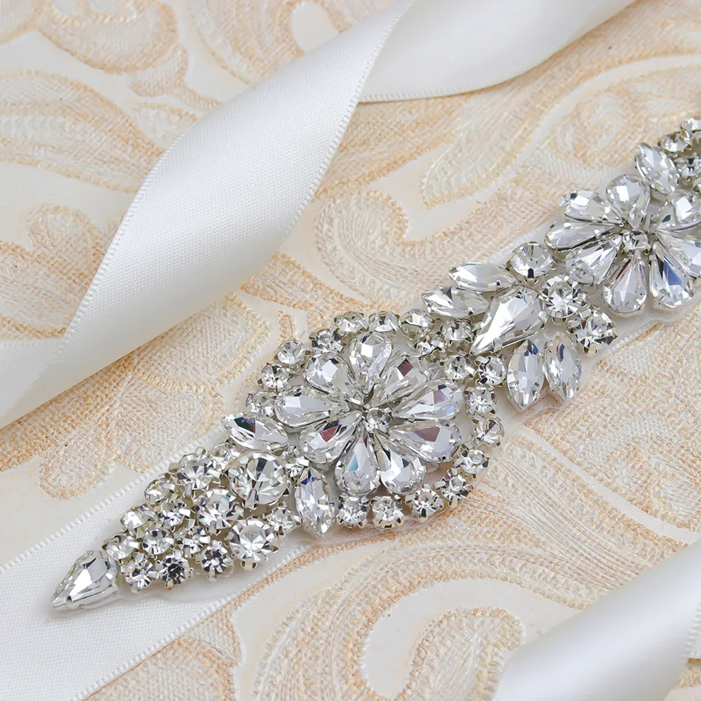 High-quality 3A Crystal Rhinestone Wedding Waistband Wedding Accessories Bridal Belt for Brides