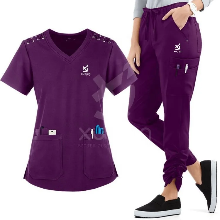 fashionable vendors manufacture medical scrubs uniform designer nurse scrubs doctor nurse scrub