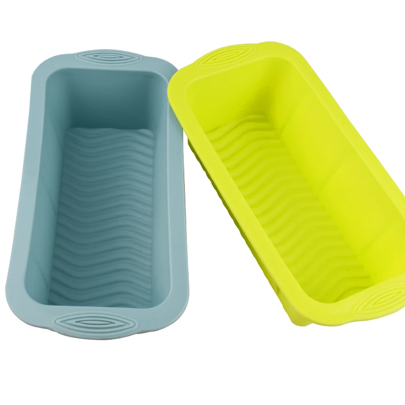 Rectangle Pastry Backing Mold Silicone Toast Mould Bread Silicone Loaf Cake Tools Soap Model Cake Molds Moulds Custom Logo 5 Pcs