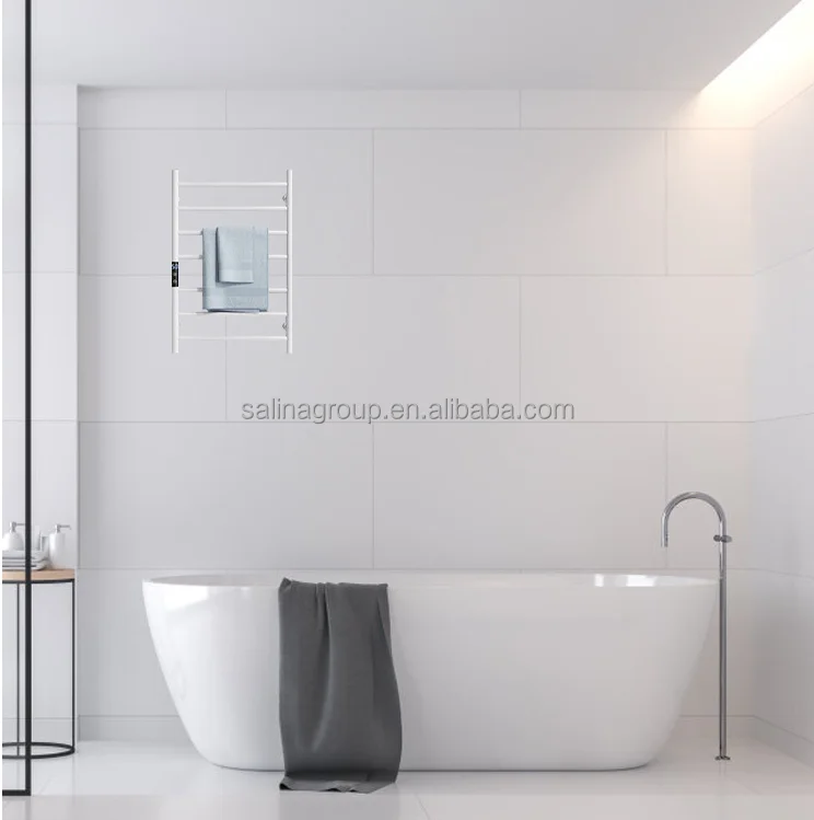 New Household Towel Stainless Steel Heater Intelligent Control Bathroom Electric Towel Holder