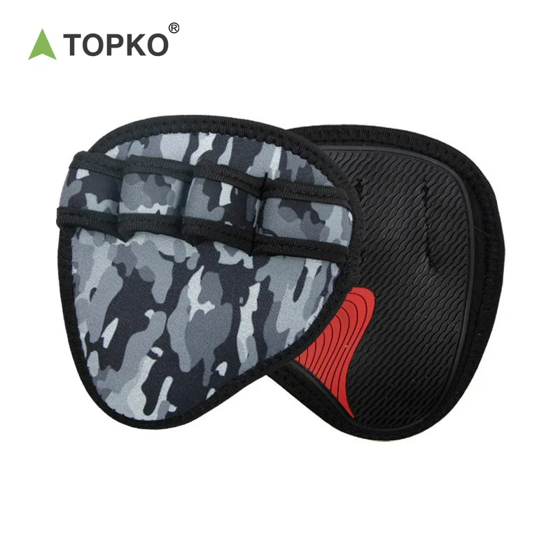 TOPKO Four Finger Fitness Sports Guard Gloves For Fitness Prevent Hand Slip Palm Weight Training Gym