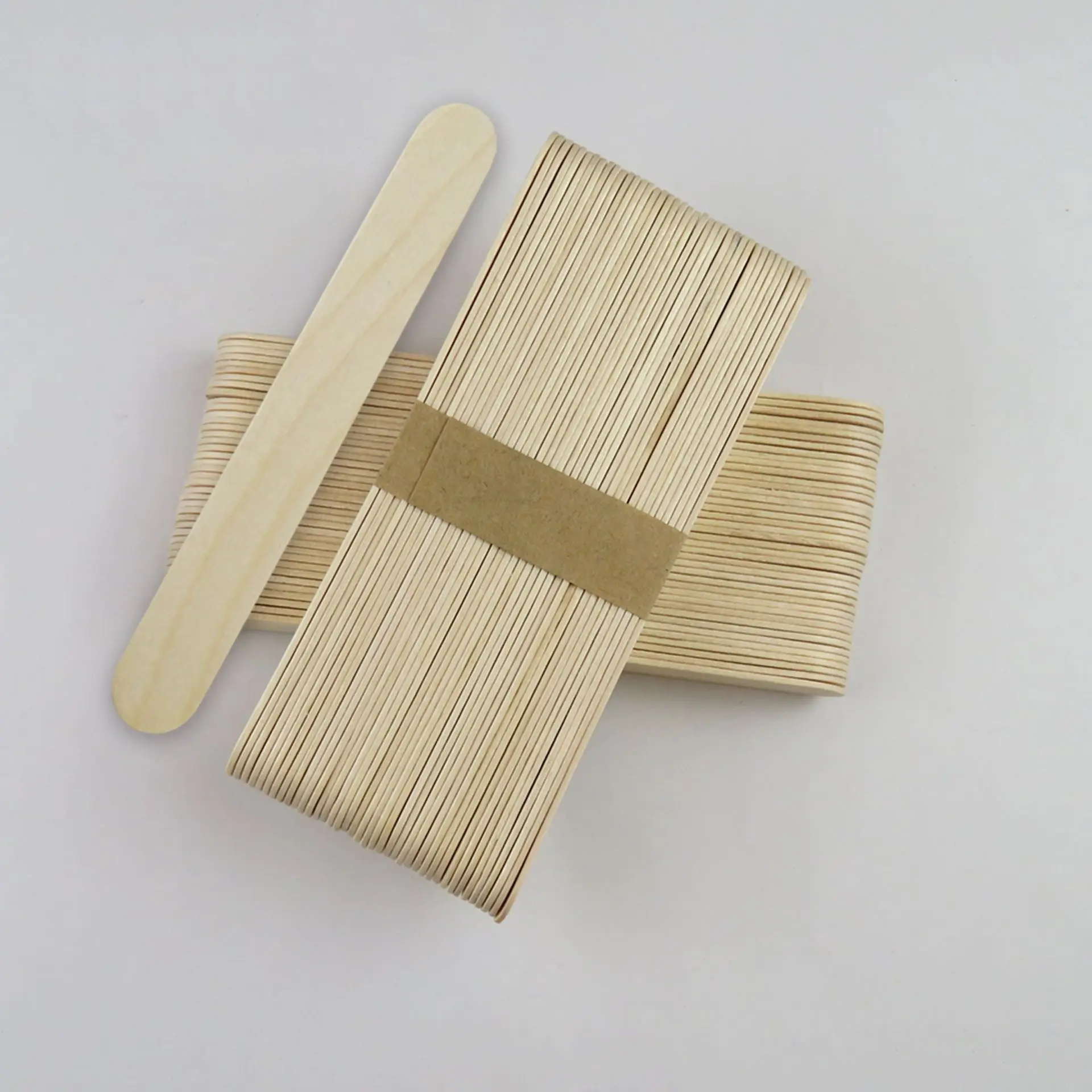 150*18*1.6mm biodegradable disposable birch wooden tongue depressor wholesale