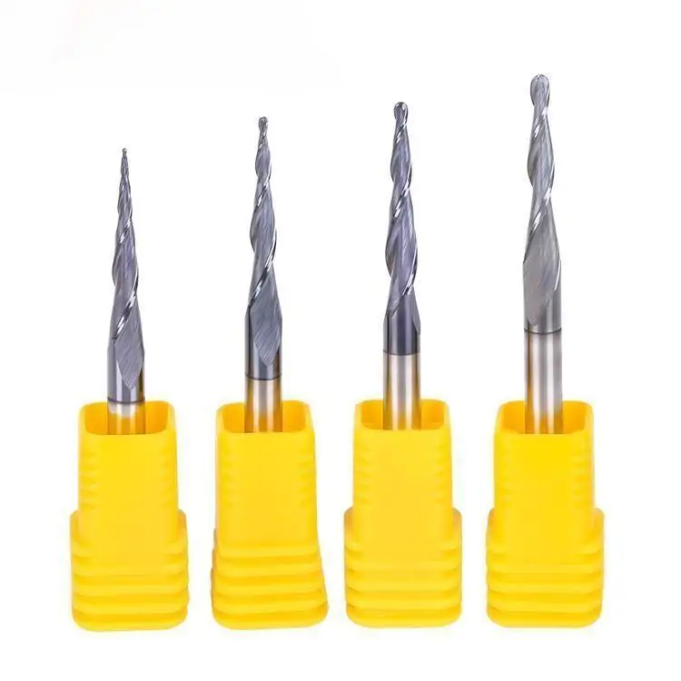 Customized LAIWEI Router Bit Carbide taper relief round cutter for woodworking Black taper ball cutter