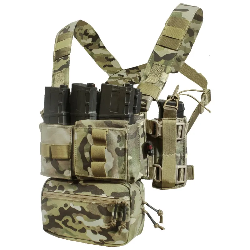 TAC MK3 Tactical Chest Rig Wargame Modlar Lightweight Rapid Combat Harness Outdoor Hunting Vest Military Bulletproof Equipment