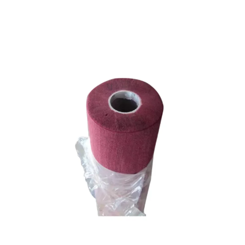 Manufacturer customized Non woven polishing roller brushes  PCB circuit board grinding brush roller
