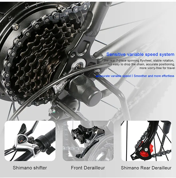 HEENOOR factory low price Electric Dirt Bicycle With Mudguard MTB E cycle 21 Speed Adult Mountain Bike Elektrisk mountainbike