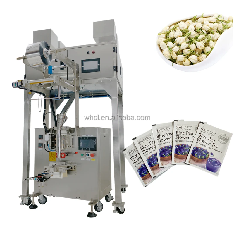 Sale Electronic Scale Chips Particle  Granule Weighing Tea Seed Grain Filling Peanuts Automatic Packaging Packing Machine