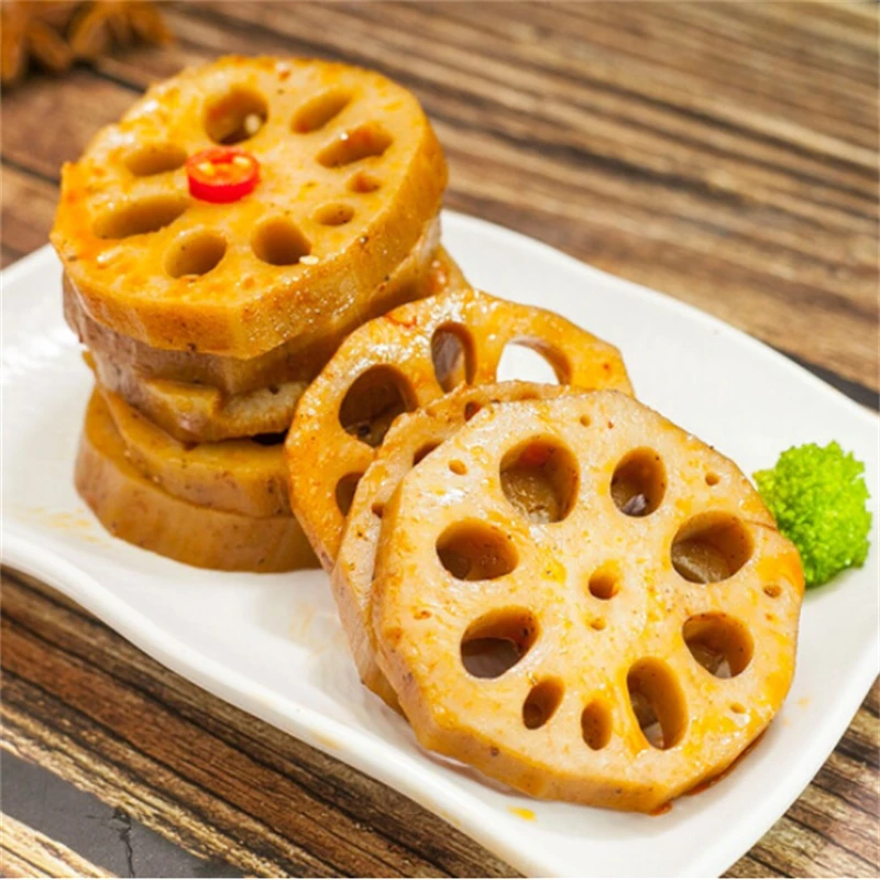 Xiao Hu Duck 1.2kg China Delicious Vegan Food Snacks Manufacturers Vacuum Sealed Marinade Spicy Pods Lotus Root in Bulk