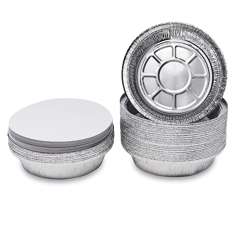 Hot sale round aluminum foil container 7/8/10/12 inch 11.5 gm heavy duty in stock