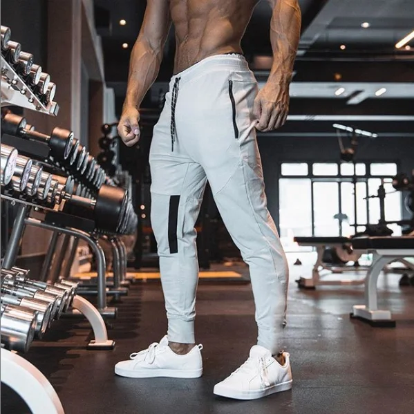 
The OEM workout gymwear mens slim fit jogger pants sweatpants joggers 