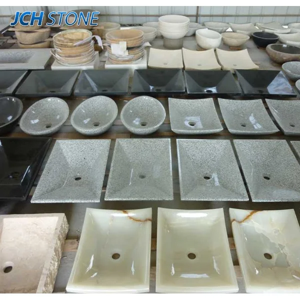 Wholesale pink onyx stone bathroom wash basins sinks shampoo bowls