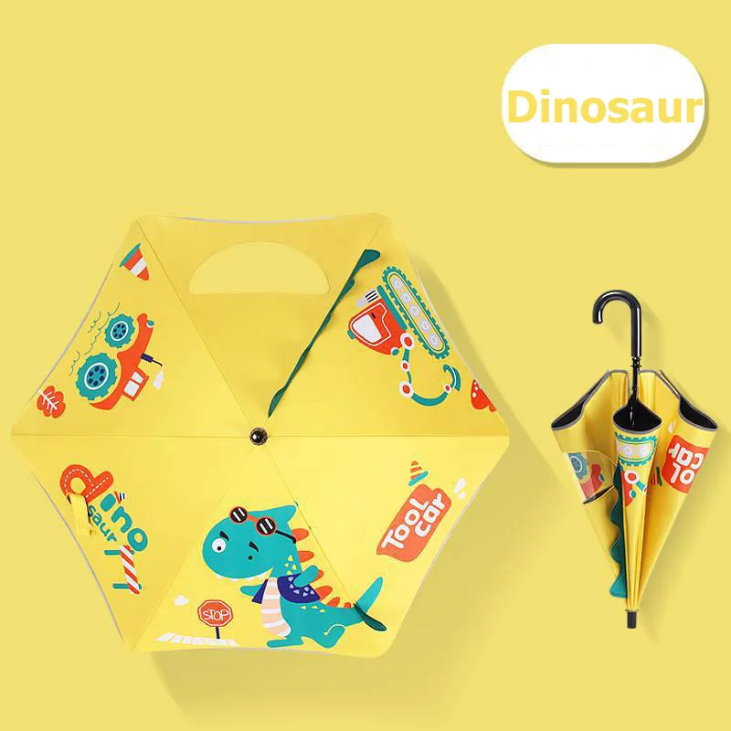 umbrella supplier customized umbrella  cute Reflect light Straight Multi Colors children Umbrella For Sale design regenschirm