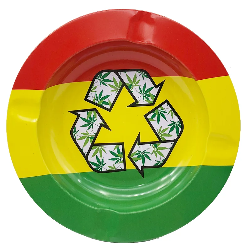  SHINY Smoke Shops Supplies Ready To Ship Custom Portable Cigarette Ash Tray Cigar Ashtray