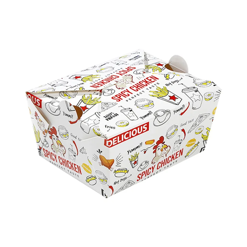 Eco Friendly Cheap General Packing Food Box Custom Printing Takeaway Food Box All Sizes Takeaway Salad Box