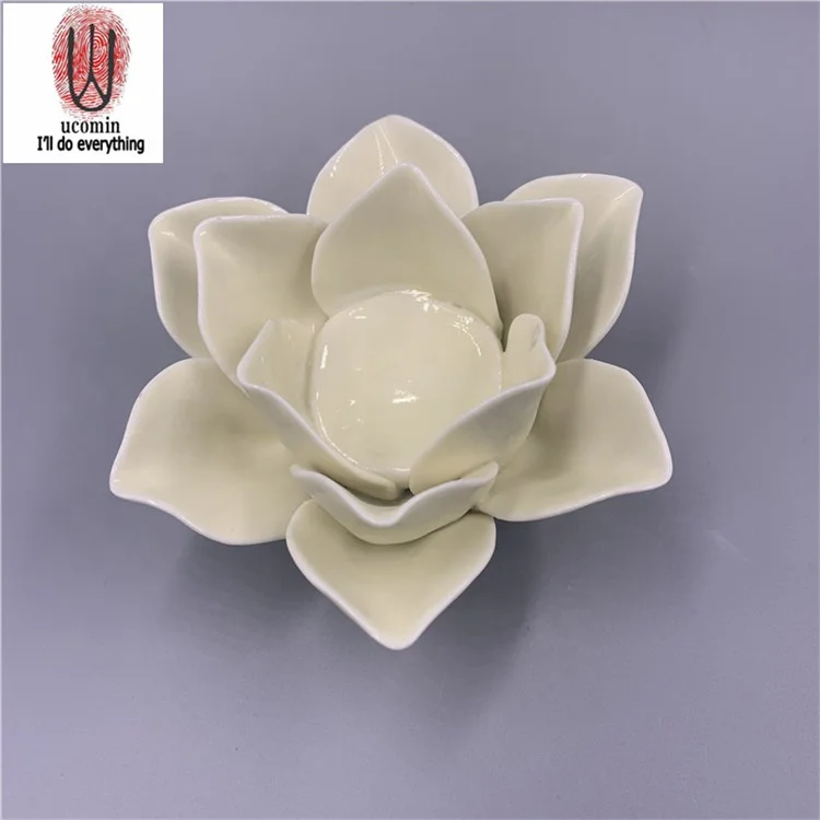 
BUY 2 GET 1 FREE Original New Amazon round ceramic handmade flower candlestick 