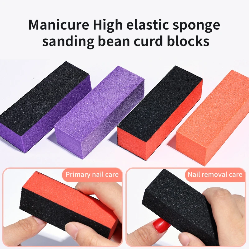 wholesale Nail Polishing Shiner Disposable 3 Way Nail Buffer 80/100 For Salon