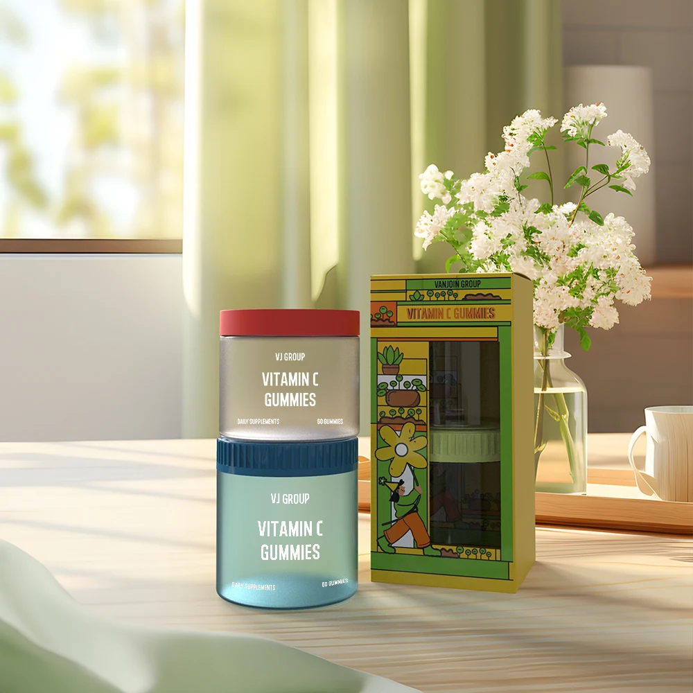 2025 Hot Sell Food Storage Jar With Plastic Lids 6oz 8oz Empty Frosted Cosmetic Jars Plastic Jars For Gummies Cosmetic