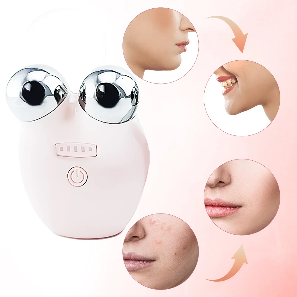 2022 hot selling face lifting roller massager slim tools electric ems chin massager for women skin care