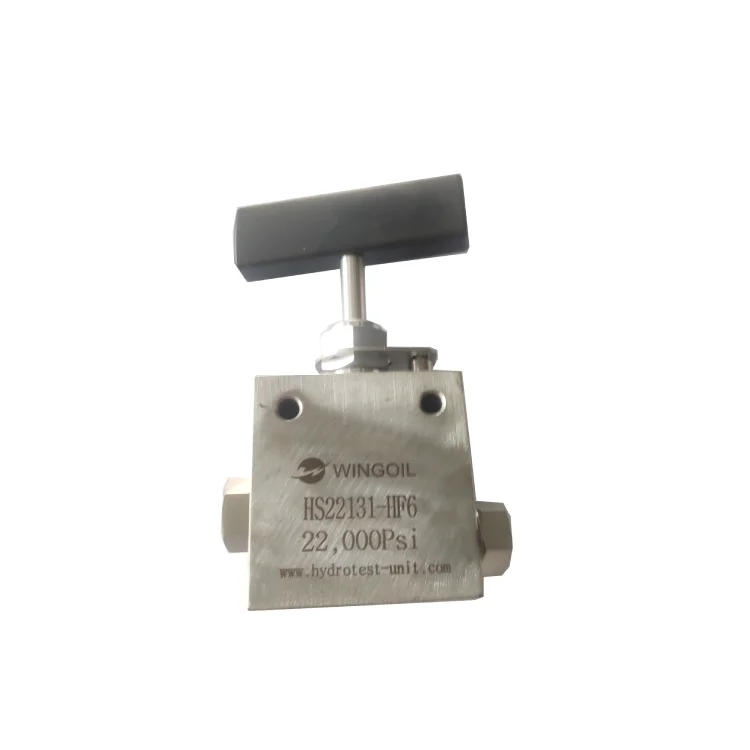 Stainless Steel 22000 PSI  Needle Control Valve Check Valve