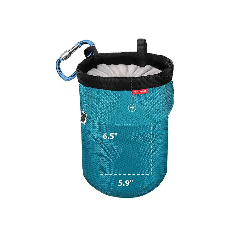 Высококачественная нейлоновая сумка с мелом на шнурке для скалолазания в тренажерном зале