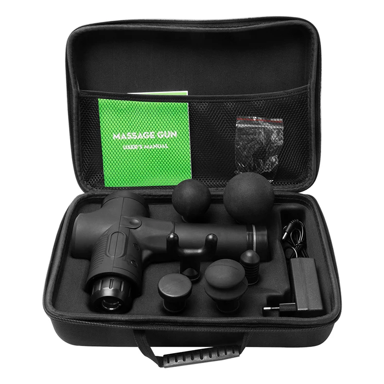 Профессиональная электрическая вибрация тела, перкуссионный массажный пистолет для глубоких мышечных тканей/пистолет-массажер, Беспроводной oem