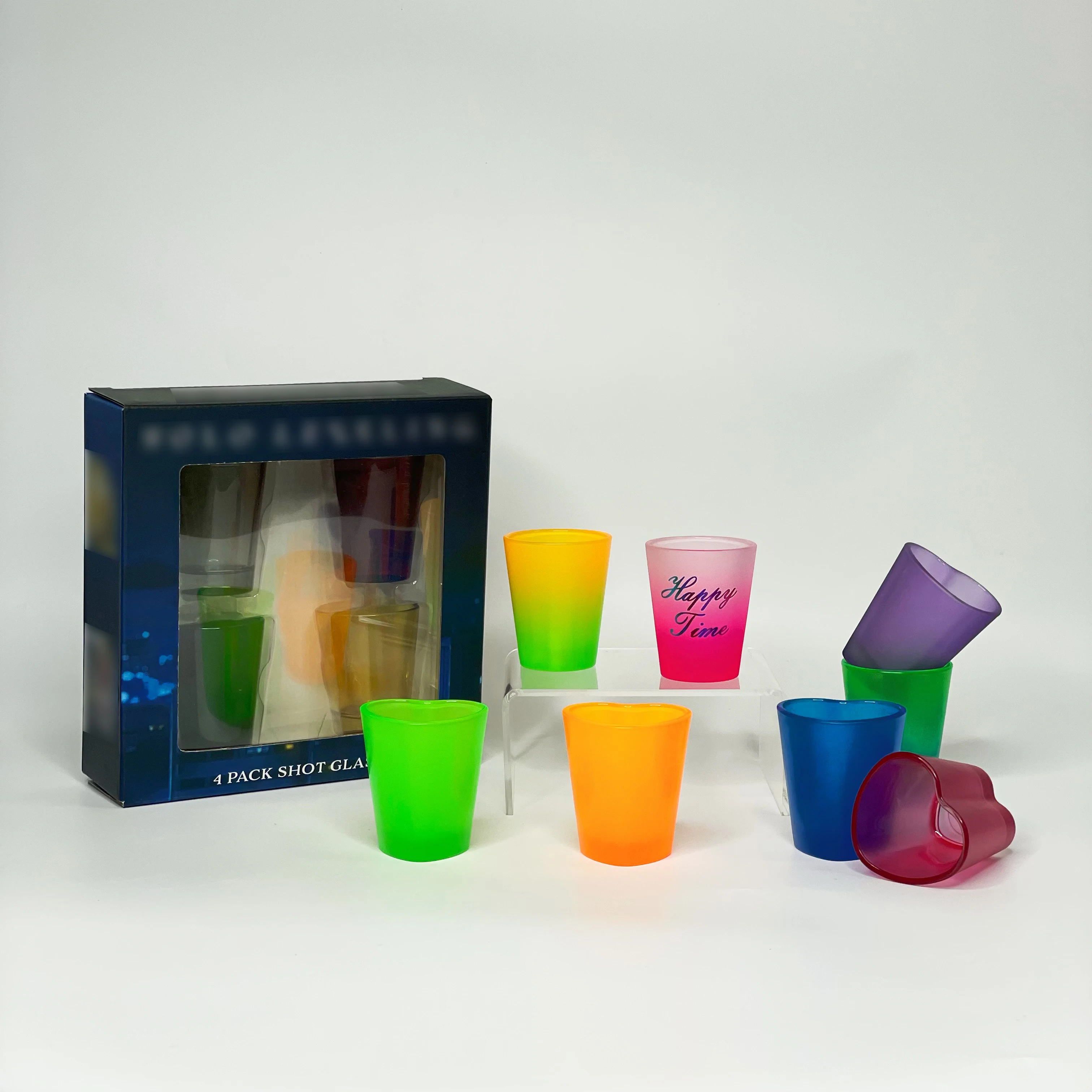 Классическая матовая сублимационная чашка для виски вечеринок и свадеб с логотипом на заказ 2 унции