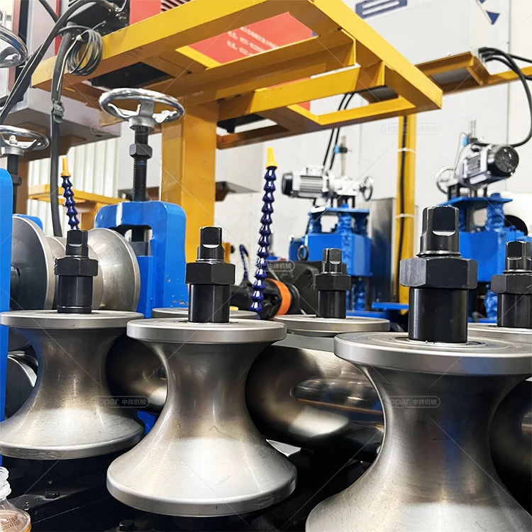 high quality Building Materials Steel Pipe Making Machine / Tube Mill round steel tube production line