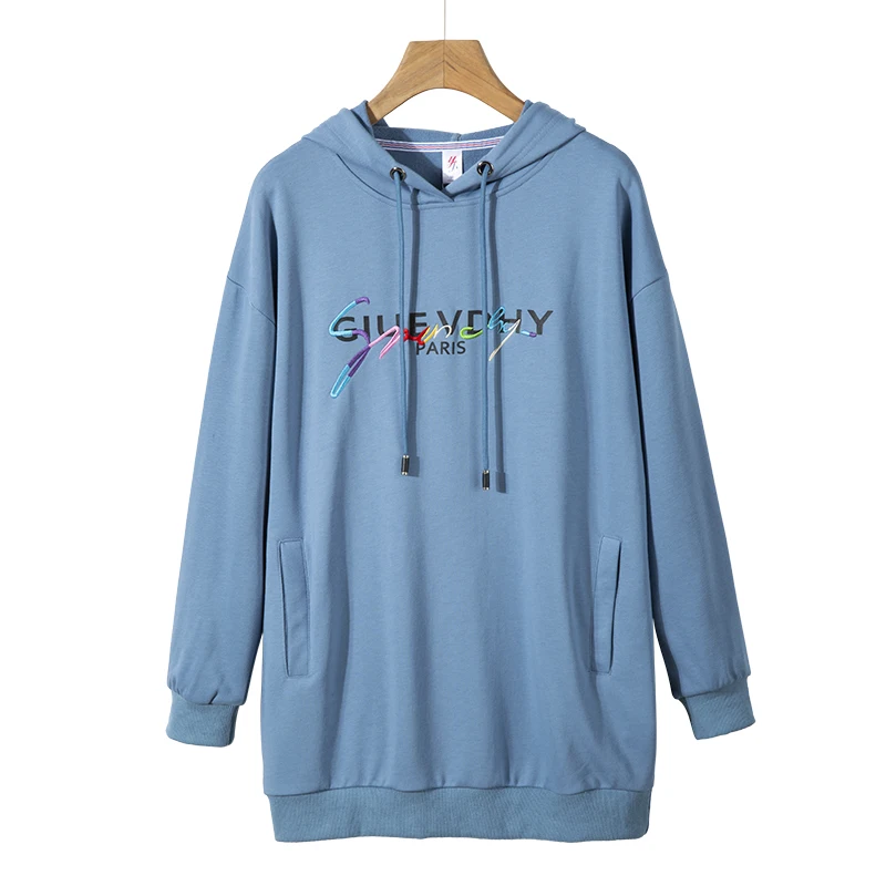 
Rummandy custom high quality pullover plain oversized 100% cotton printed women hoodies Wholesale women sweatshirt supplier 