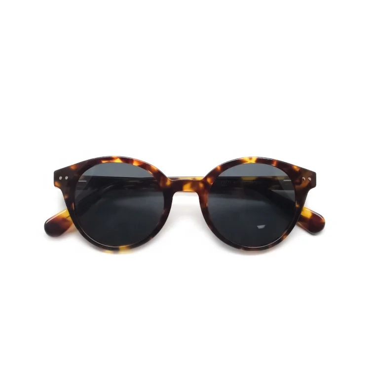 Women Man Vintage Sunglasses Retro Circle Frame Polarized Eyewear