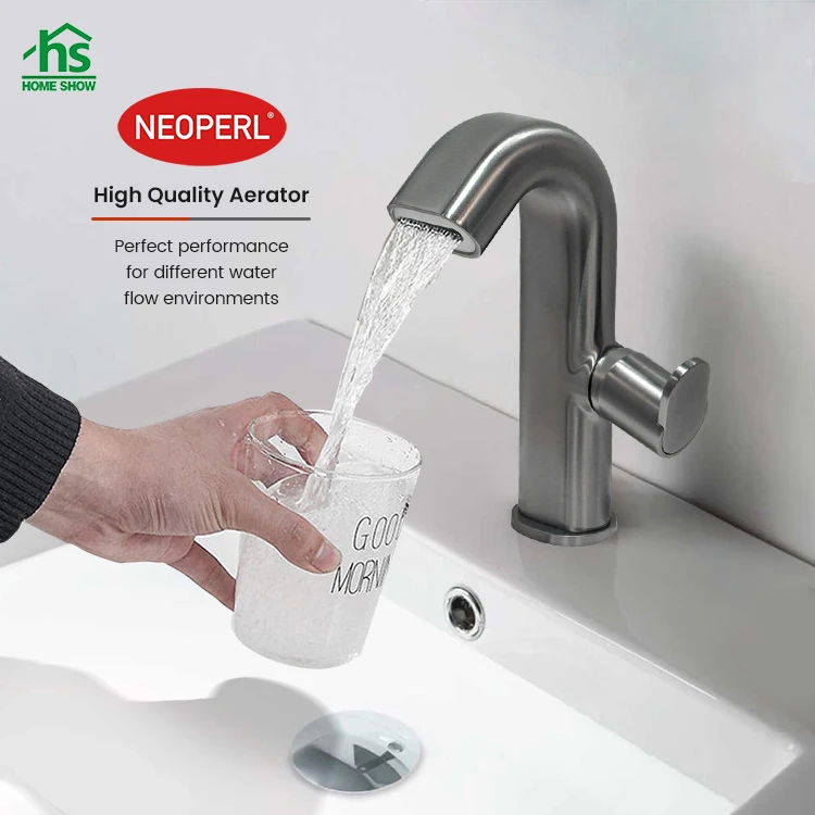 Single Hole Smart Lavatory color cold hot Water Tap Bathroom brass mixer tap single handle wash Basin Faucet