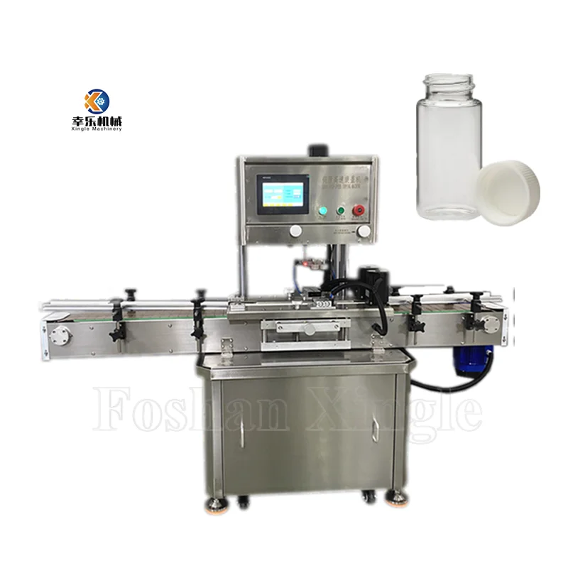 Linear Gin T-Cork Wine Corking Screw Perfume Crimping Cap Sealer Automatic Bottle Filling And Capping Machine