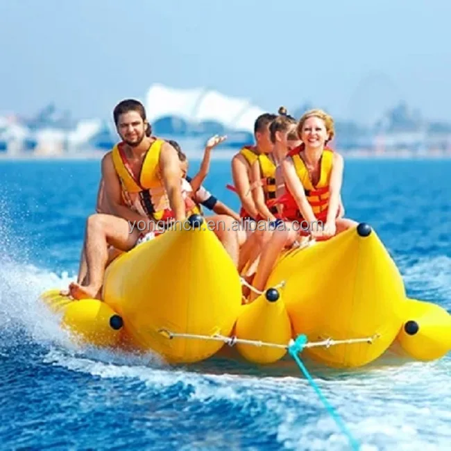 New Best Seller Buy heavy duty Inflatable Boat Yellow Banana Inflatable Boats Inflatable Boat