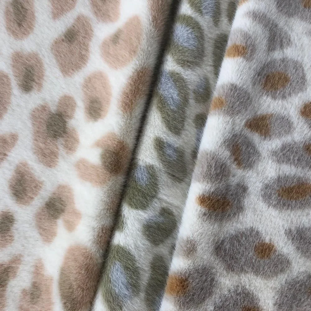 Manufacturer Wholesale Cheap Price Custom Faux Fur Fabric Multicolor For Garment