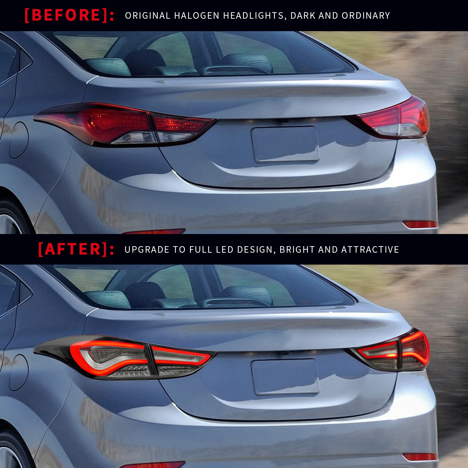 Archaic manufacturer for elantra 5th generation LED sequential turn signal backlight tail lamp 2011-2016 for Hyundai Elantra