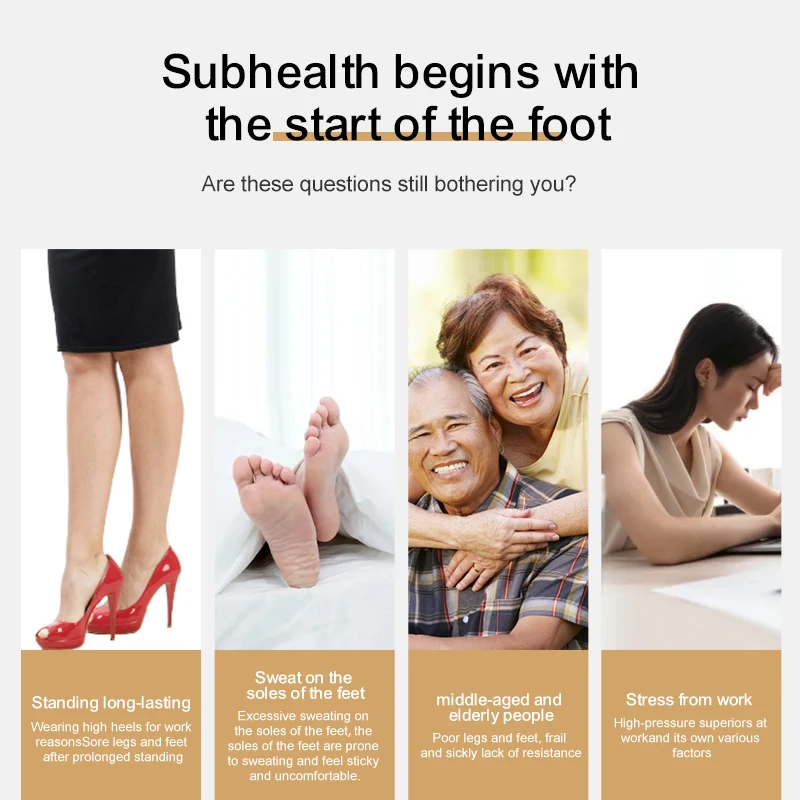 Eco-friendly Portable Folding Blood Circulation Muscle Training Acupuncture Pulse Ems Electric Foot Massager Foot Machine