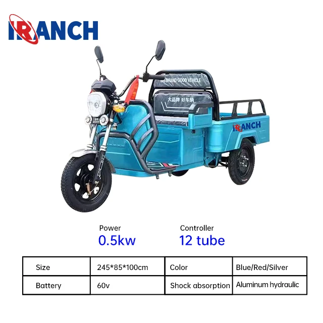 Moto Three Wheel Trike Motorized Electric Tricycle Adult In Stock