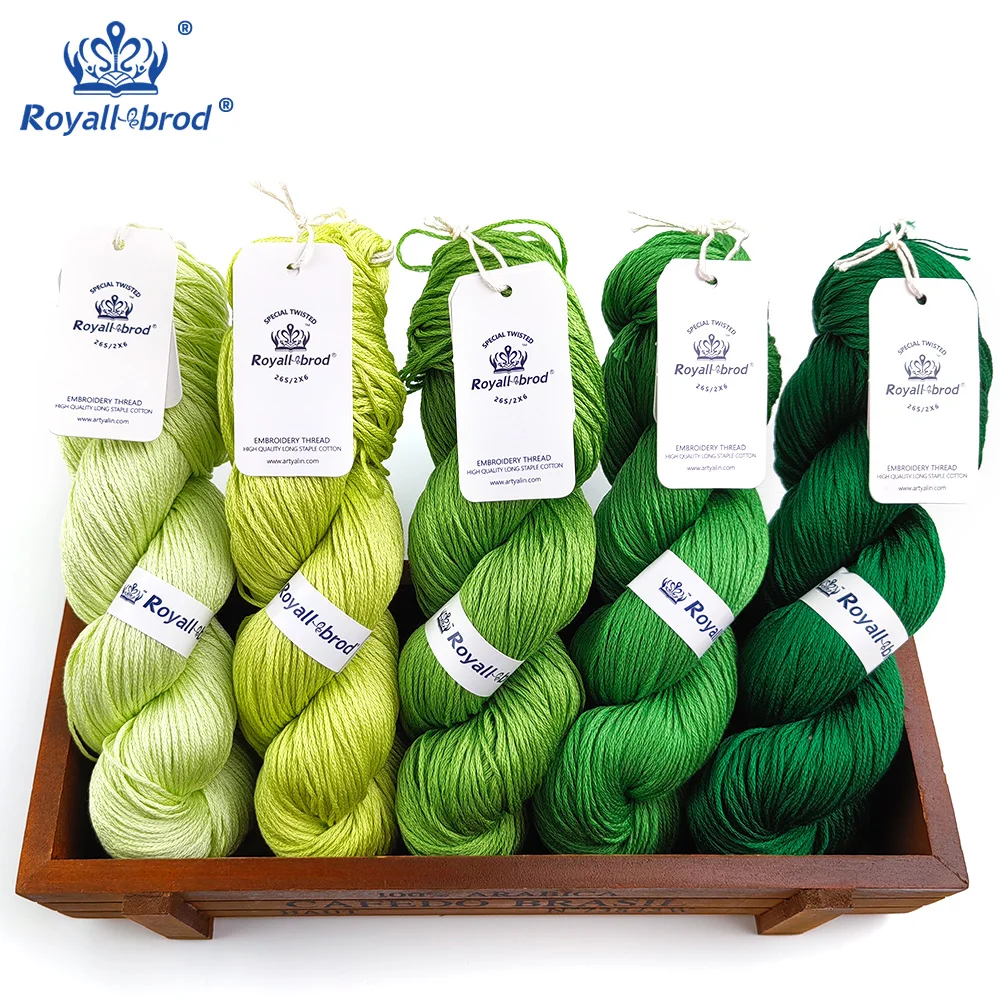 Хлопчатобумажная нить ручной работы 200 м 447 цветов