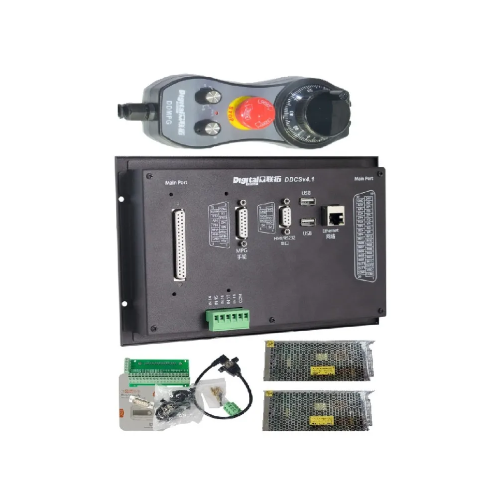 Digital Dream CNC Controller Ddcsv4.1 4 Axis Cnc Offline Controller Touch Probe Edge Finder Compatible With Emergency Stop Mpg