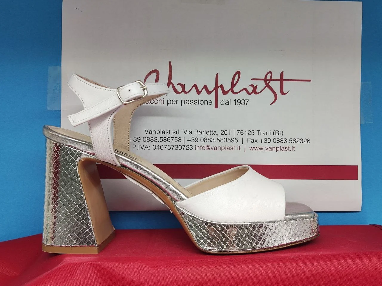 High quality EVA Polymer Platform PE21121 Vanplast to be covered for Lady made in Italy elegant Footwear