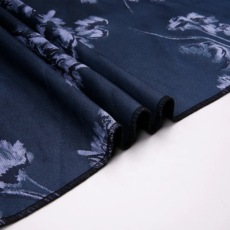 TDD559M-L Modern Design Textile Elastic Satin Polyester Jacquard Fabric