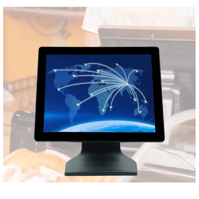 desktop pos 15 15.6 inch capacitive touch display android tablet pos touch screen monitor